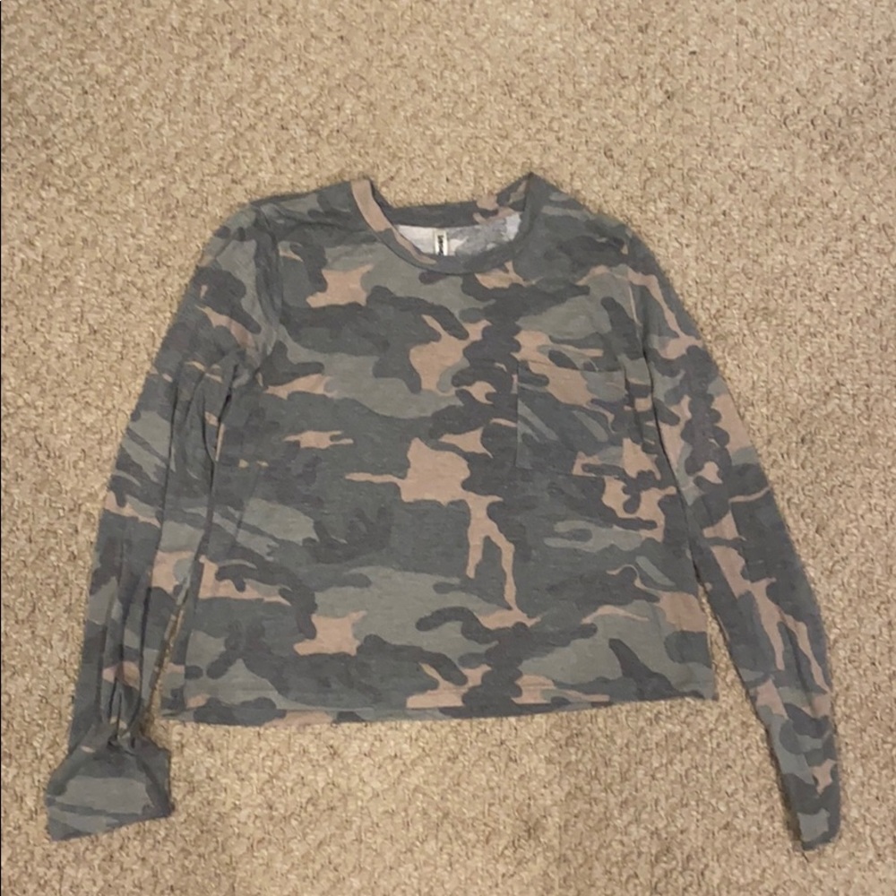 Long sleeve camo shirt